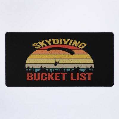 Retro Skydiving Vintage Skydiver Mouse Pad Official Skydiver Merch