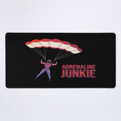 Adrenaline Junkie Flight Parachute Skydiver Mouse Pad Official Skydiver Merch