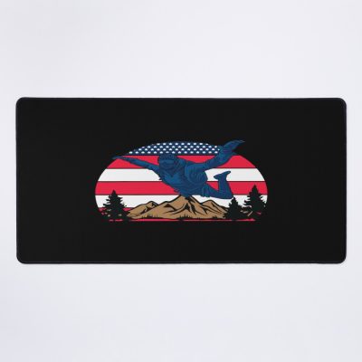 Patriotic Skydiver Us American Flag Freedom Skydiving Mouse Pad Official Skydiver Merch