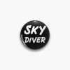 Sky Diver For Sky Diving Fans Pin Official Skydiver Merch