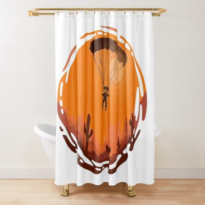 Skydiver Shower Curtain Official Skydiver Merch