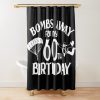 Skydiving Skydiver 60Th Birthday Shower Curtain Official Skydiver Merch