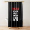 Skydiver Because Badass Isn'T An Official Job Title Gifts Skydiving Lovers Skydiver Suit Skydive Gear Skydivers Costume Parachute Lover Extreme Sports Men Women Boys Girls Shower Curtain Official Skydiver Merch