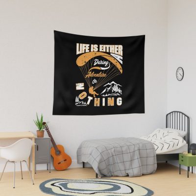 Skydive Parachute 5 Tapestry Official Skydiver Merch