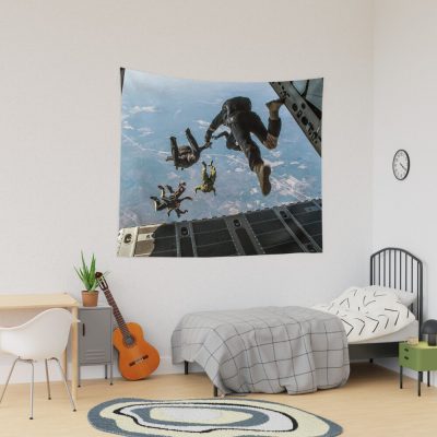 Plane Jumping Tapestry Official Skydiver Merch