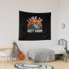 I Like To Get High Retro Skydiver Plane Skydiving Tapestry Official Skydiver Merch