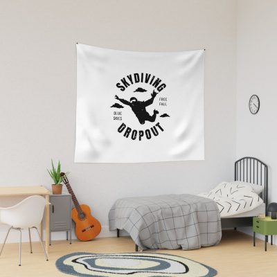 Skydiver Dropout Freefalling Tapestry Official Skydiver Merch