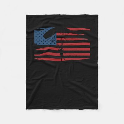 usa flag skydiving skydive extreme sports parachut fleece blanket r4eaf6e8024b647389c5522b019adfe16 zkhkh 1000 - Skydiver Gifts