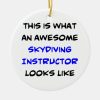 skydiving instructor awesome ceramic ornament rf4b669ef7f1a43f1be537418f125dc7b x7s2y 8byvr 1000 - Skydiver Gifts Store